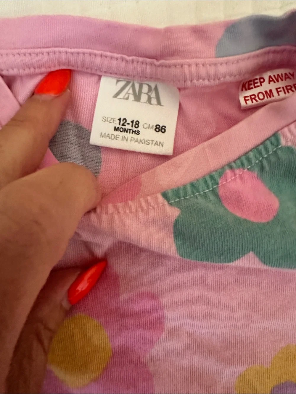 Zara soft pink